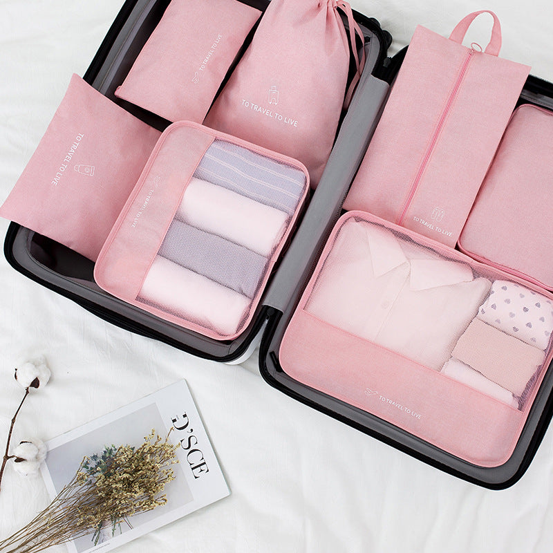 HK8060 7Pcs Set Portable Travel Storage Bags Waterproof Clothes Underwear Shoes Carrying Bags HK8060 7Pcs Set Portable Travel Storage Bags Waterproof Clothes Underwear Shoes Carrying Bags